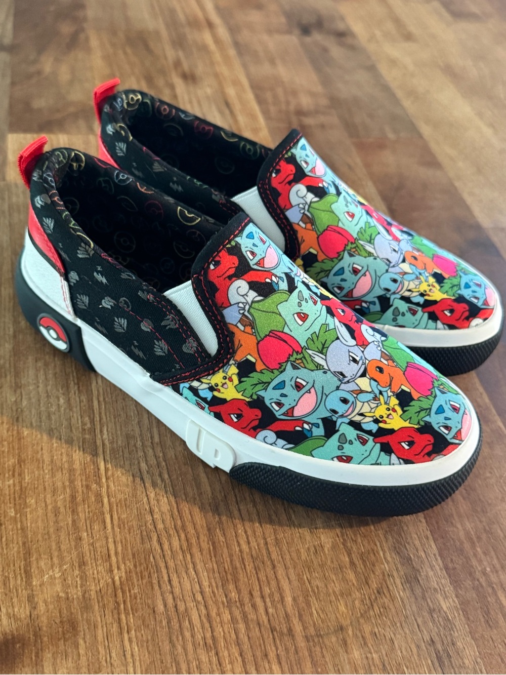 Kids Pokémon Slip-On Sneakers in Multicolor by